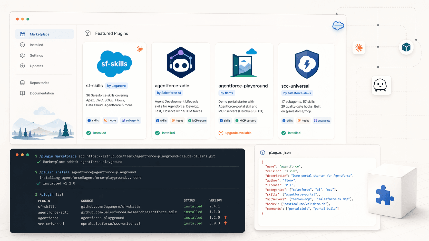 Plugins and Marketplaces hero