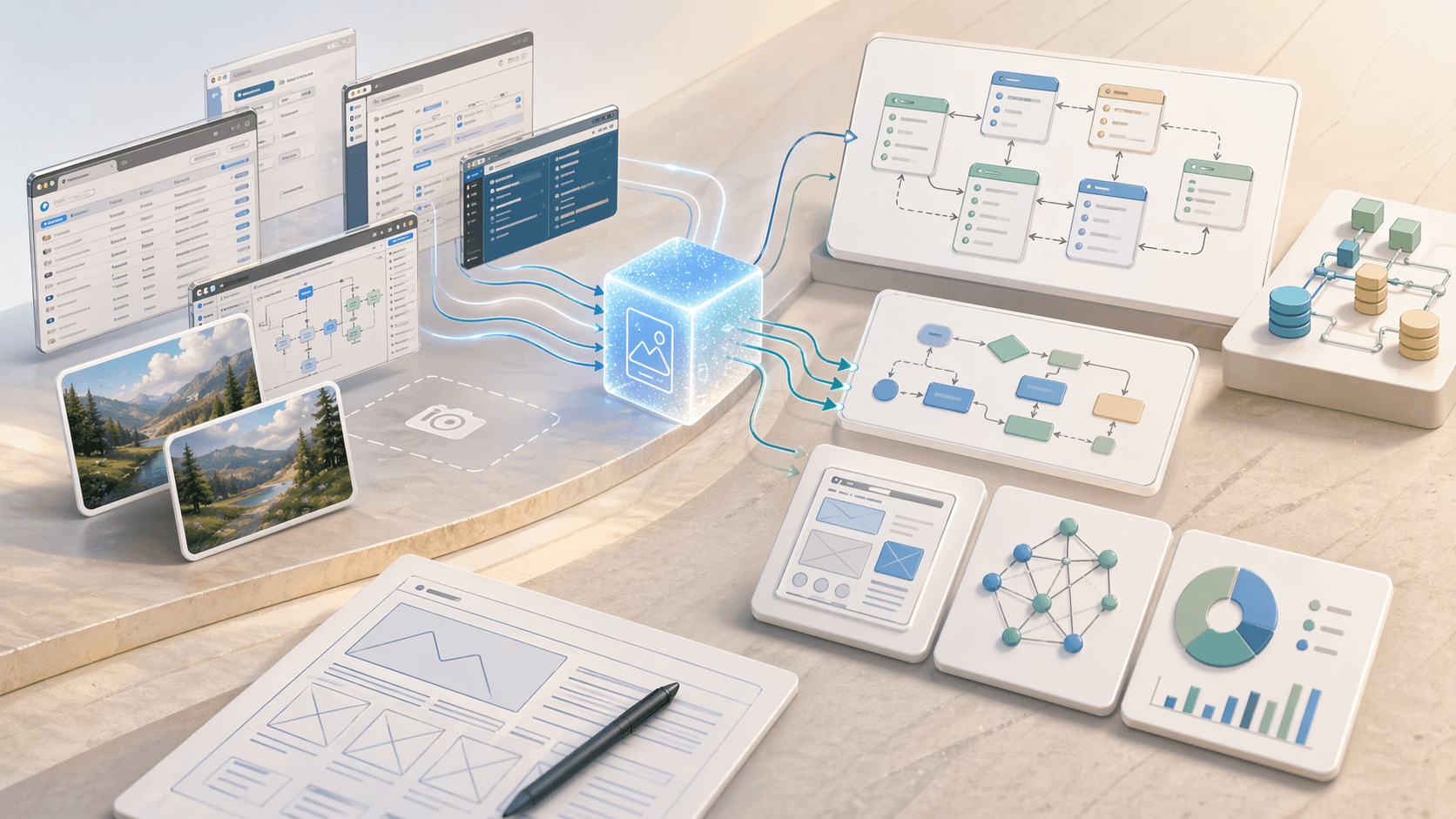 Screenshots and Diagrams hero